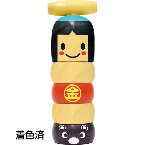 金太郎だるま落し(木製玩具)