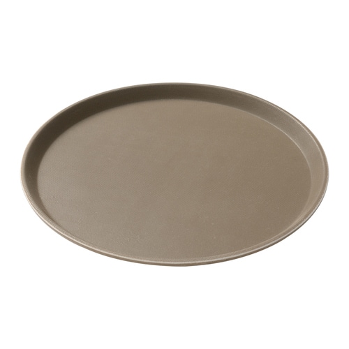 TB1100076ノンスリップ丸型トレイ11 BR