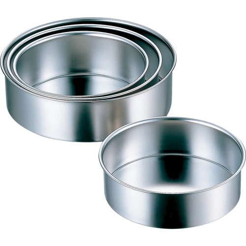 AG18−8 共底デコ缶(浅型) 18cm