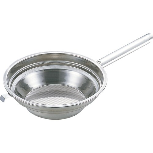 UK段付油こし 片手 20−22cm パンチ網仕様