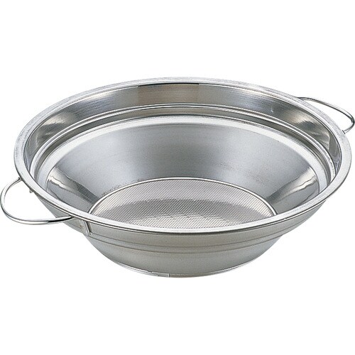 UK段付油こし 両手 24−26cm パンチ網仕様