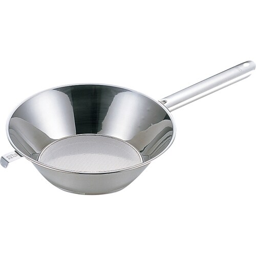 UK 油こし 片手ハンドル 30cm パンチ仕様