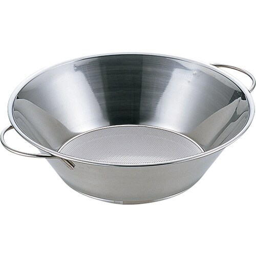 UK 油こし 両手ハンドル 30cm パンチ仕様