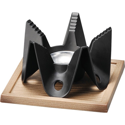 M11−449 アルミ さざ波こんろ 黒 本体