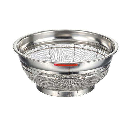 BK18−8浅型ザルカラーバー付 46cm 赤