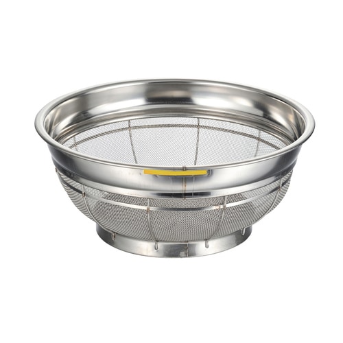 BK18−8浅型ザルカラーバー付 43cm 黄