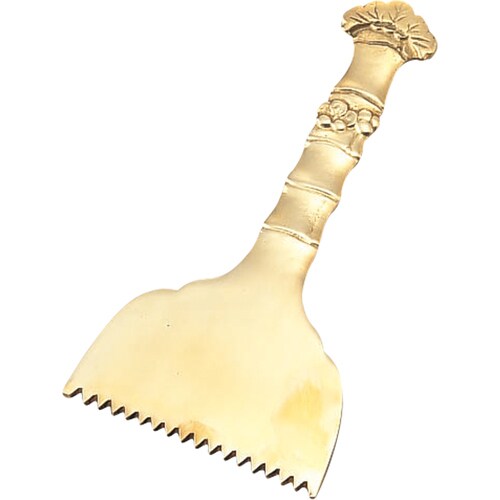 真鍮製 灰ならし 松竹梅 90mm