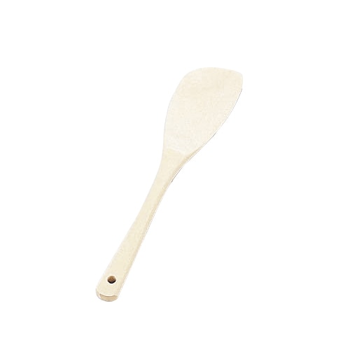 木製 調理ヘラ 小 厚口 斜め 260mm