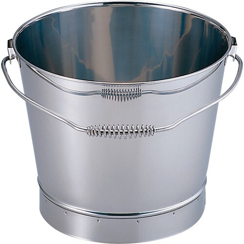 18−8 バケツ(溶接) 13号 バネハンドル