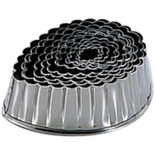 18−0パテ抜型 木の葉 12pcsセット