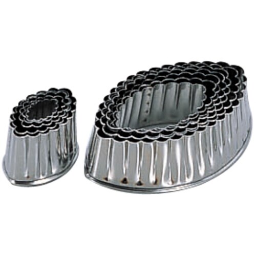 18−0パテ抜型 ボート菊 12pcsセット