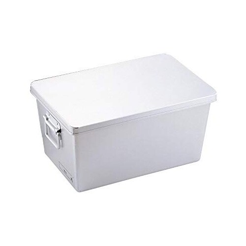 260 アルマイトパン箱浅型 蓋付 60ヶ入