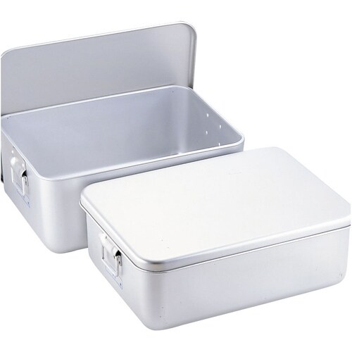 256−B アルマイト溶接パン箱 蓋付 30ヶ入