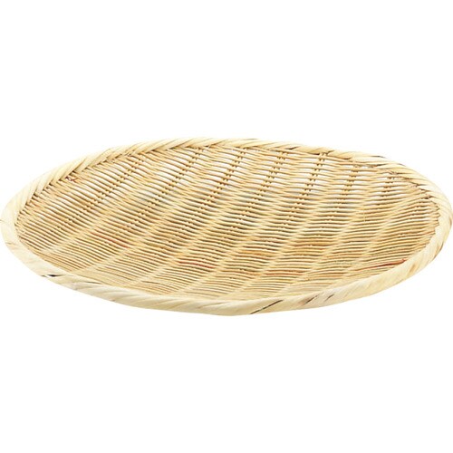 萬) 15−802 竹製盆ザル 24cm