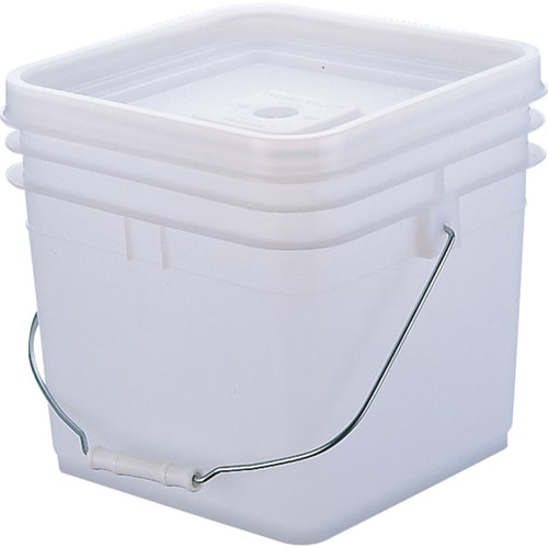 トスロン角型密閉容器 (蓋付) 10L ナチュラル