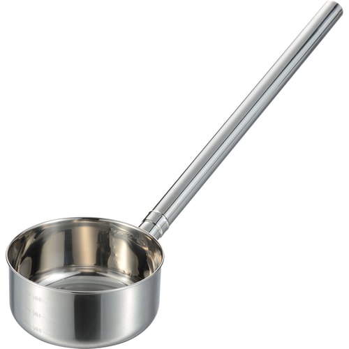 カシワ ステンレス柄目盛付 水杓子 800cc