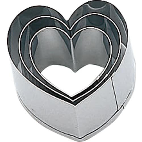 業務用野菜抜型 ハート 中