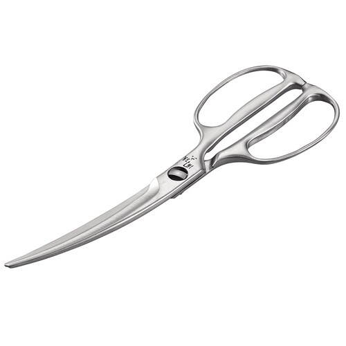 関孫六鍛造 オールステンレス カーブキッチン鋏