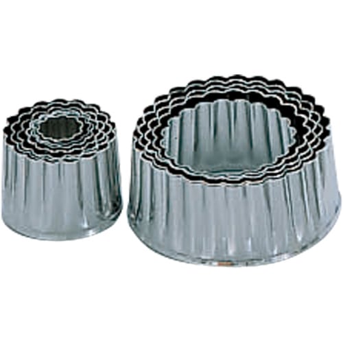 18−8パテ抜型 菊(缶入) 12pcsセット