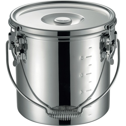 IH対応 スタッキング給食缶 27cm 15.0L