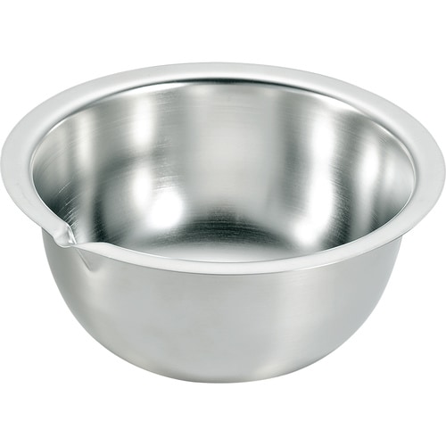 深ボール フラットエッジ 注ぎ口付き 27cm