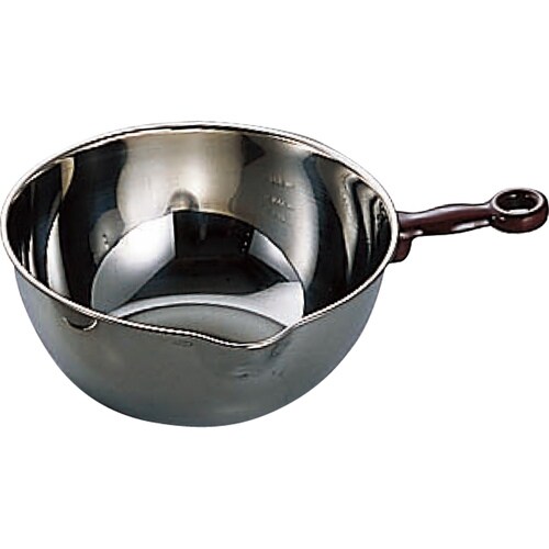 TKS18−8 目盛付手付片口ボール 15cm