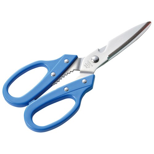 カラーハンドル キッチン鋏 (青) JAPAN