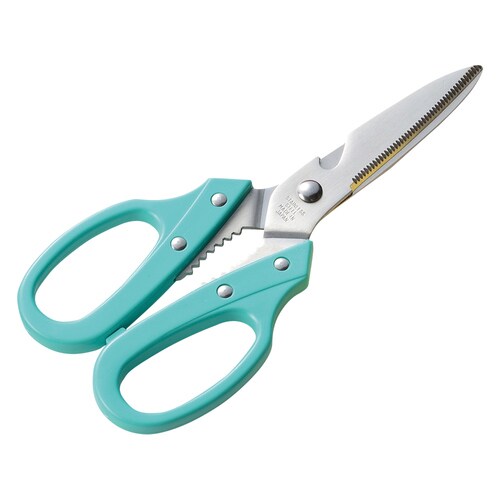 カラーハンドル キッチン鋏 (緑) JAPAN