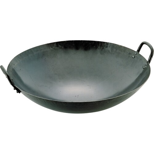 山田 鉄打出 中華鍋 板厚1.6mm 48cm