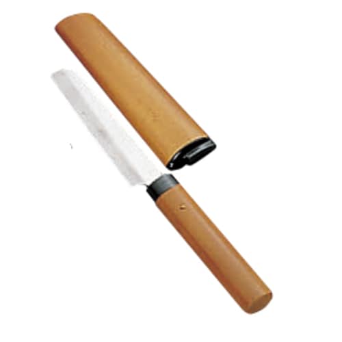 サンクラフト 429 木鞘付フルーツナイフ 角型
