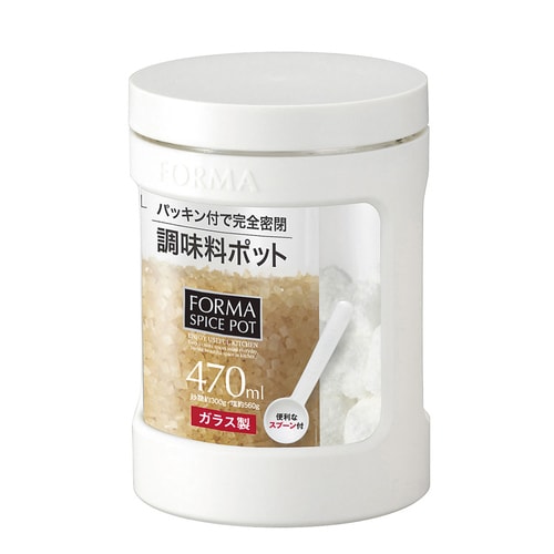 1130フォルマ ガラスポットミニ ホワイト