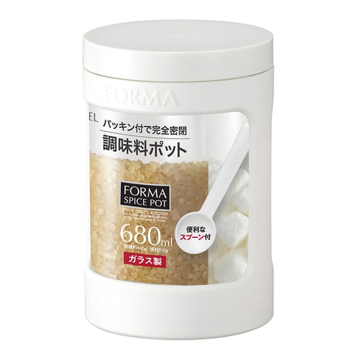 1131フォルマ ガラスポット ホワイト