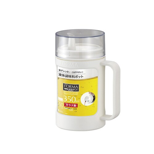 1132フォルマ ガラスポット(液体用) ホワイト