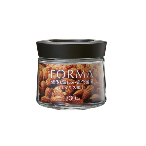 フォルマ密閉ガラスポット MG−330 ブラック