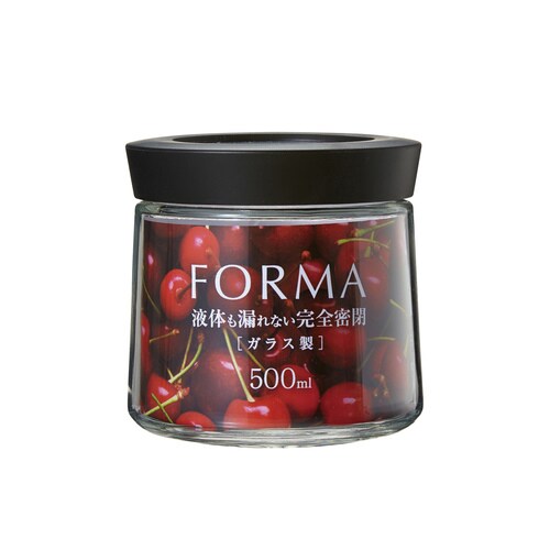 フォルマ密閉ガラスポット MG−500 ブラック