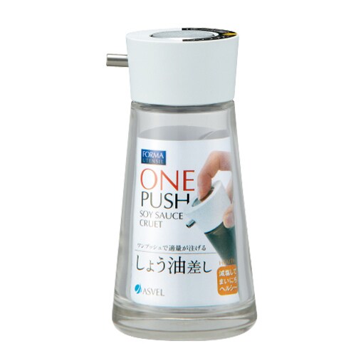 2133フォルマ プッシュしょう油差し M 白