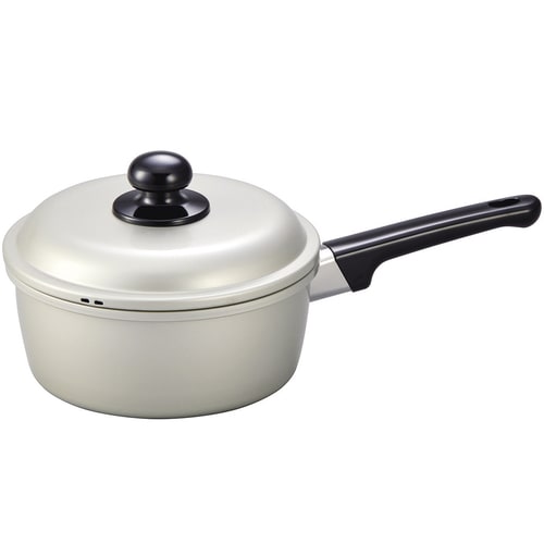 アルマイトサラサ 片手鍋 16cm