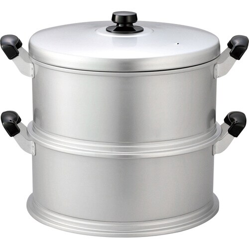 ホクア セイロセット 33cm 蒸し段×2、蓋×1