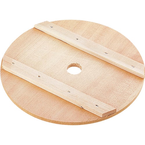 明) 木製押し蓋 24cm