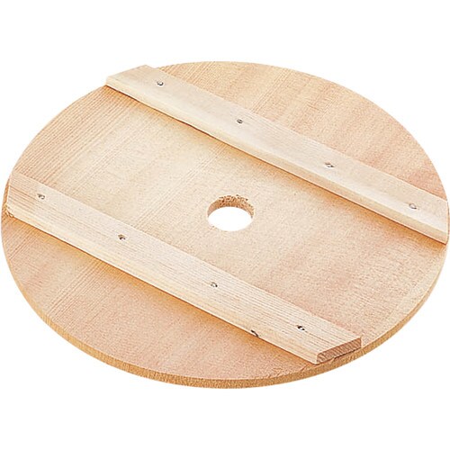 明) 木製押し蓋 30cm