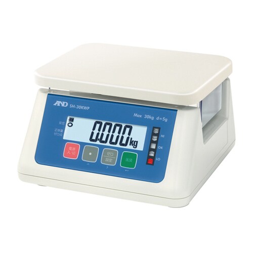 防水型デジタル秤 30kg SH−30KAWP