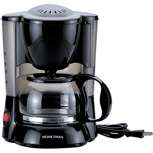 ホームスワンコーヒーメーカー5カップSCM05S黒
