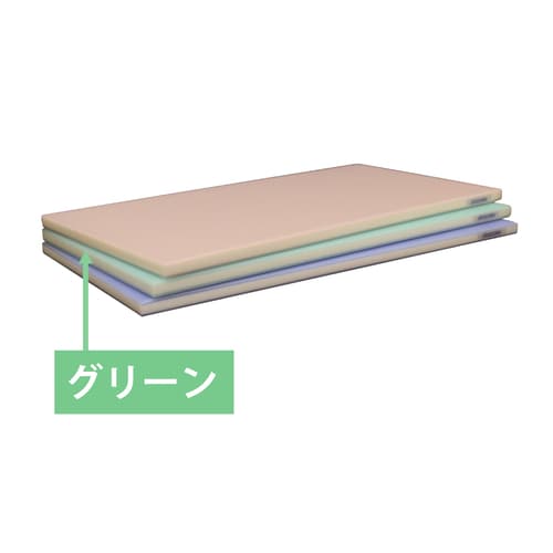 5030WG ポリエチレン全面カラーカルガル 緑