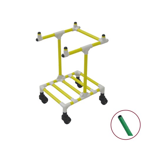 抗菌イレクター ゴミカート45L GN