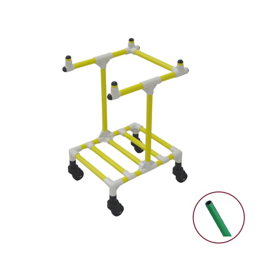 抗菌イレクター ゴミカート90L GN