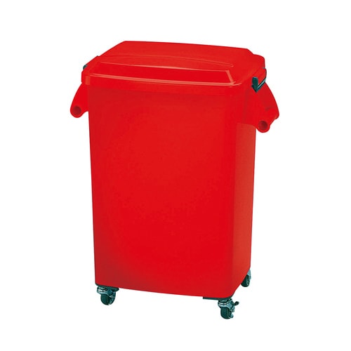 厨房ペール キャスター付 CK−45 レッド