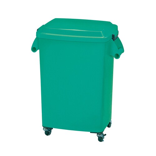厨房ペール キャスター付 CK−45 グリーン