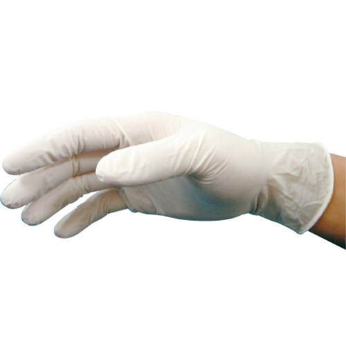 No.200 ニトリル グローブ粉付 ホワイト M