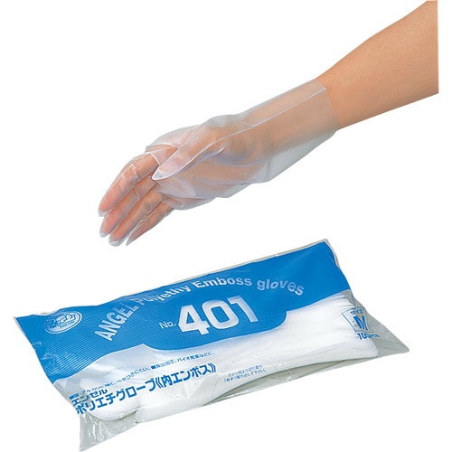 No.401ポリエチグローブ 内エンボス L