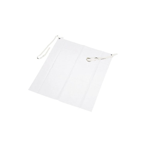 ゴム製腰下エプロン 白 LL